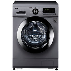 LG F1496AD5 Freestanding Washer Dryer, 8kg Wash/4kg Dry Load, B Energy Rating, 1400rpm Spin, Silver